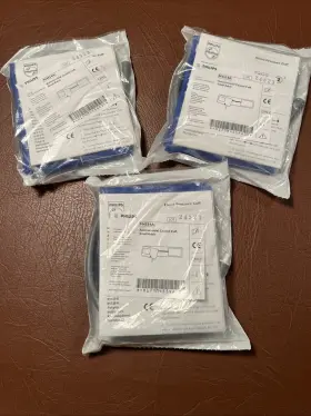 M4554a Philips Antimicrobial Coated Reusable Cuff Small Adult Lot Of 3