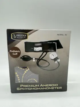 Prestige Medical 786511079000 Premium Aneroid Sphygnomanometer Pediatric Cuff Model 82 -brown
