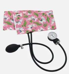 Prestige Medical 786511247676 Blood Pressure Cuff Llamas Pink Plus Bonus Bag