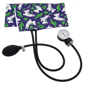 Prestige Medical 786511247683 Blood Pressure Cuff Llamas Purple