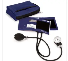 Prestige Medical 786511247737 Premium Aneroid Sphygmomanometer With Carrying Case -blue-882