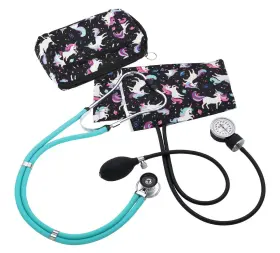 Prestige Medical 786511248161 Aneroid Sphygmomanometer/sprague-rappaport Kit Unicorns Black