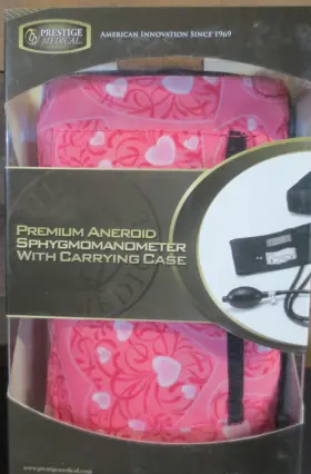 Prestige Medical 786511361631 Premium Aneroid Sphygmomanometer With Carry Case Hot Pink 882