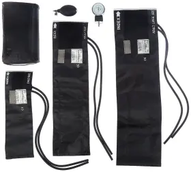 882-com-blk Prestige Medical 786511589981 3-in-1 Aneroid Sphygmomanometer Set With Carry Case Black