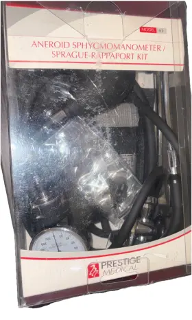 Prestige Medical 786511624972 Model A2 Aneroid Sphygmomanometer Sprague Rappaport Kit