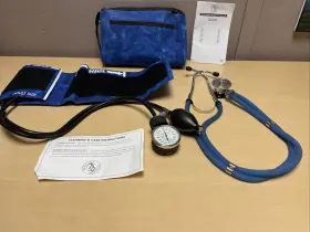 Prestige Medical 786511839826 Premium Aneroid Sphygmomanometer Adult Size Aqua. With Case