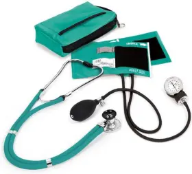 Prestige Medical 786511874971 Aneroid Sphygmomanometer/sprague-rappaport Kit Teal
