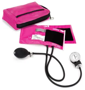 882-elp Prestige Medical Premium Aneroid Sphygmomanometer And Carry Case Electric Pink