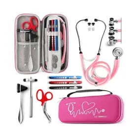 Primacare 189365000761 Kb-9397-pk Stethoscope Case Supplies Included Pink With Multiple