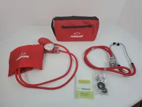 Ds-9181-rd Primacare Manual Blood Pressure Monitor Kit With Stethoscope Red