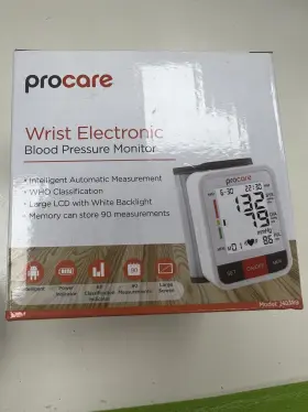 240389 Procare Arise Medical Automatic Wrist Blood Pressure Monitor - 5.3 Inch 7.7