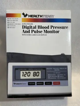 05-ht8146 Pulse Healthteam Auto Inflate Digital Blood Pressure And Monitor