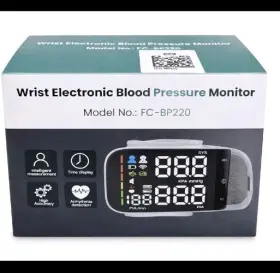 Pulse Fc-bp220 Wrist Blood Pressure Monitor Digital Bp Cuff Heart Rate Portable