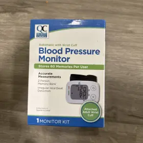 Qc99559 Quality Choice Bp Blood Pressure Automatic Monitor With Wrist Cuff Clinically Accurate Readings