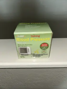 Qp-7901 Quest Talking Blood Pressure Monitor Wrist Unit Brand New