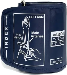 Qutryven 313095846881 Replacement Extra Large Cuff For Omron Bp Monitors 22-52cm Big Arm - Adjustable