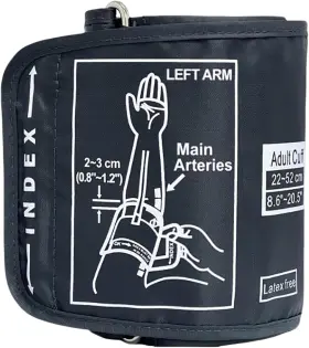 Qutryven 445013534525 Replacement Extra Large Cuff For Omron Bp Monitors 22-52cm Big Arm - Adjustable