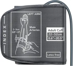 Qutryven 445040112147 Replacement Extra Large Cuff For Omron Bp Monitors 22-52cm Big Arm - Adjustable