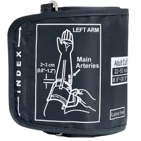 Tt010 Qutryven Replacement Extra Large Cuff For Omron Bp Monitors 22-52cm Big Arm - Adjustable