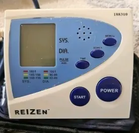 Ew3109w Reizen Portable Auto Arm Blood Pressure Monitor Diagnostic Cuff 188310 Tested
