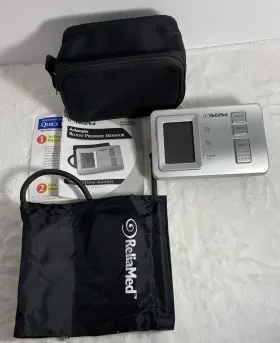 Zbp500al Reliamed Automatic Blood Pressure Monitor Silver Tested. Works