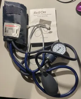100-021rel Relion 605388878113 Manual Blood Pressure Monitor Model
