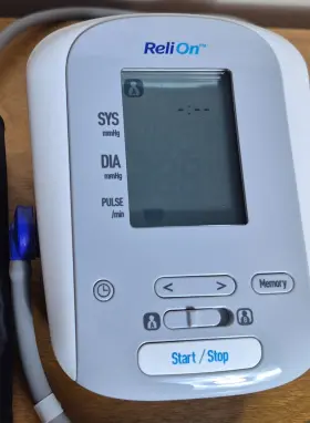 Hem-741creln4 Relion Automatic Digital Blood Pressure Monitor Model Omron