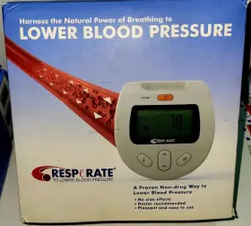Rs-109 Resperate Ultra Intercure Blood Pressure Lowering Device Set With Box Read