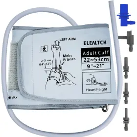 Ele-cuff2253 Rihaory Extra Large Cuff Compatible With Most Bp Monitors 9 Inch -21 Inches 22-53cm Xl