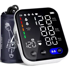 Rsorvia 797505404760 Blood Pressure Monitor Automatic Arm Monitors For Home Use Adj
