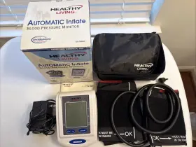 Ba-508ac Samsung Healthy Living Automatic Inflate Blood Pressure Monitor Brand New
