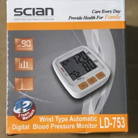 Ld-753 Scian Digital Lcd Blood Pressure Monitor Wrist Automatic Machine Tester Bp Cuff #3