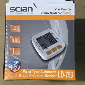 Ld-753 Scian Digital Lcd Blood Pressure Monitor Wrist Automatic Machine Tester Bp Cuff