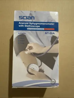 Nt-50a Scian Aneroid Sphygmomanometer - With Stethoscope