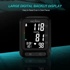 5651 Sejoy Digital Wrist Blood Pressure Monitor Automatic Bp Machine Heart Rate Detection #3