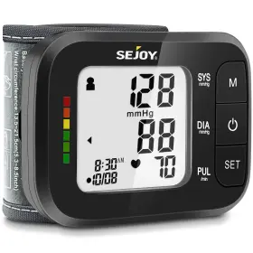 Sejoy 970392214986 Machine Wrist Cuff Bp Monitor Automatic With Batteri