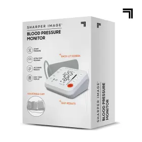 Si-upbp-500 Sharper Image Automatic Digital Arm Blood Pressure Monitor Heart Health Wellness