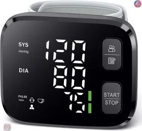 Shenzhen 761488845537 Blood Pressure Monitor Led Backlit Display Automatic Wrist Cuff