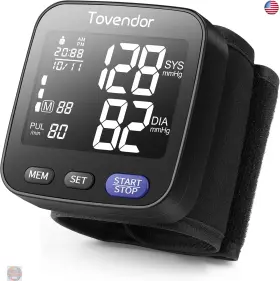 U60a Shenzhen Wrist Blood Pressure Monitor Tovendor Home Automatic Cuff