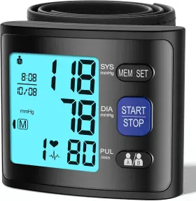Shenzhen Urion Technology Co. Ltd 850076713140 Wrist Blood Pressure Monitor For Home Use - Fda 510 K Cleared Class Ii Medical