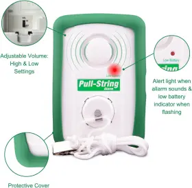 Bps-01 Smart Caregiver Corporation Basic Pull String Alarm For Fall Prevention And Anti-wandering By #3
