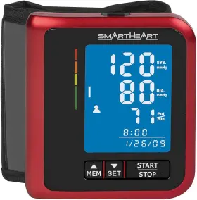 01-523 Smartheart Blood Pressure Monitor D-ring Wrist Cuff 1 Count Pack Of