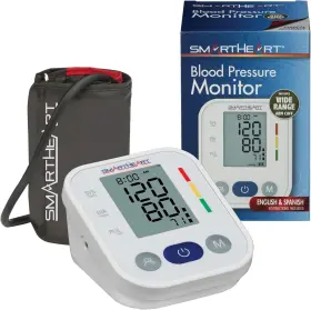 01-573 Smartheart Blood Pressure Monitor Wide Range Arm Cuff 2-person Large