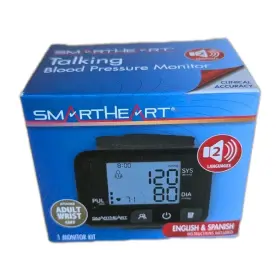 01-745t Smartheart Talking Blood Pressure Monitor With Adult Arm Cuff English/spanish