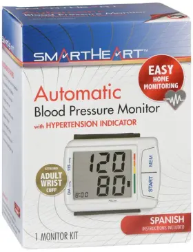 Smartheart 845717004183 Automatic Blood Pressure Monitor Adult Wrist