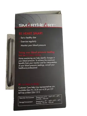 Smartheart 845717008884 Smart Heart Talking Blood Pressure Monitor 3 Languages With Adult Wrist Cuff #3