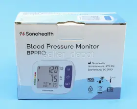 Sonohealth 857691008385 New Blood Pressure Monitor Bppro Large Screen Dual User