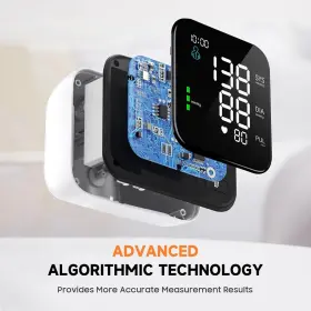 Aoj-35e Sourt Blood Pressure Monitor Backlit Display Adjustable Cuff Dual User 2x99 Reading #2
