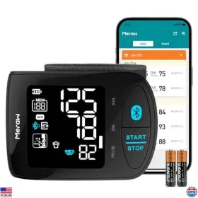B0bnq5t3xg Stanley Blood Pressure Monitor Wrist Cuff Bluetooth Irregular Heartbeat Home Use