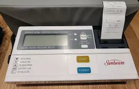 7657-10 Sunbeam Digital Blood Pressure Monitor And Printer - Health At Home Model 7657 #2